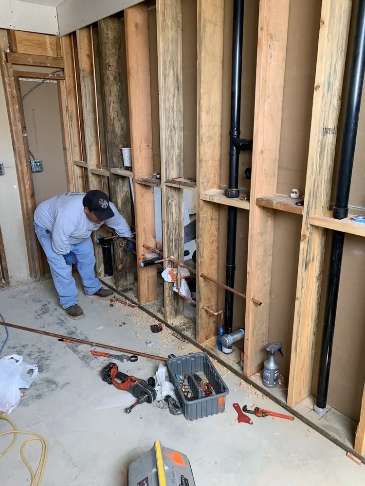 Commercial rough-in plumbing for Gas Line Repair in Steels Corner
